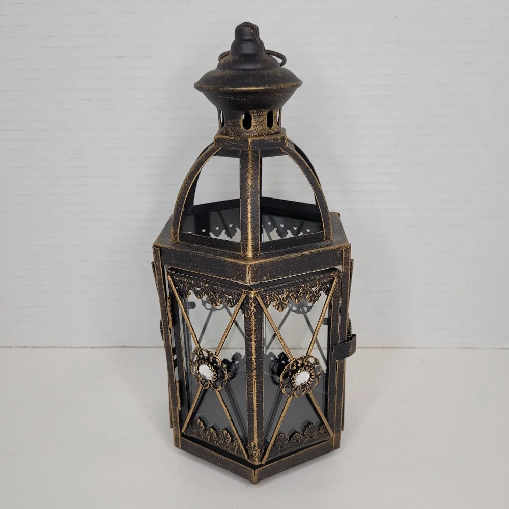 Pier 1 Victorian Style Candle Lantern Candleholder NWOT